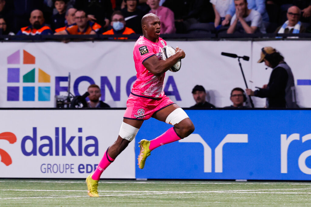 Le sprint victorieux de Sekou Macalou pour le deuxième essai du Stade Français