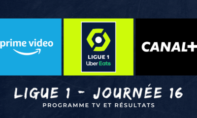 Ligue 1 2022-2023 16ème journée - Programme TV et résultats