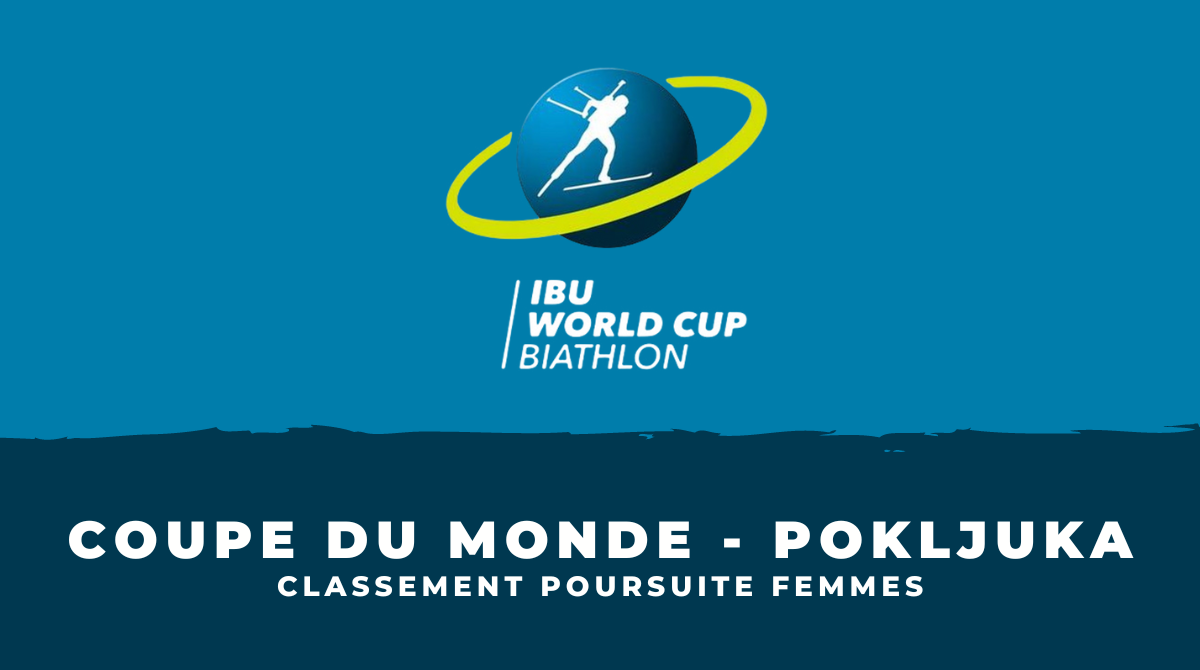 Biathlon Pokljuka 2023 - Classement Poursuite femmes