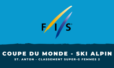Classement Deuxième Super-G femmes St. Anton 2023