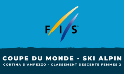 Classement Deuxième descente femmes Cortina d'Ampezzo 2023