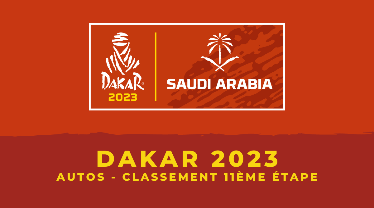 Dakar 2023 Autos - Classement 11ème étape