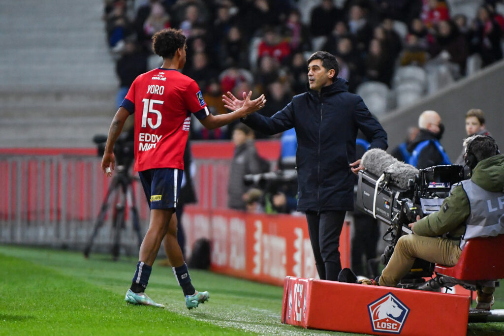 Leny Yoro a la confiance de Paulo Fonseca, l'entraîneur du LOSC