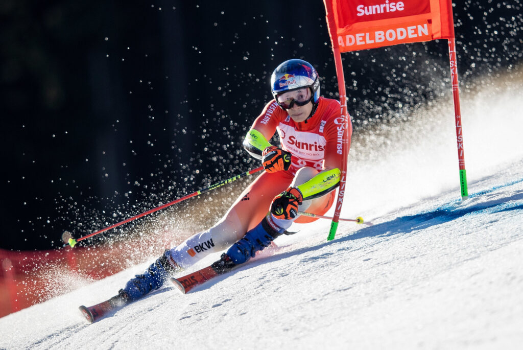 Marco Odermatt sur le géant d'Adelboden