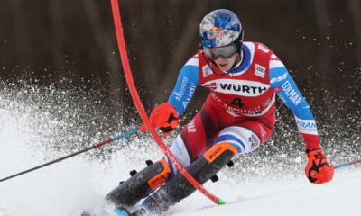 Slalom Garmisch Clément Noël monte sur le podium, Kristoffersen souverain