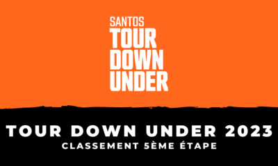Tour Down Under 2023 - Classement 5ème étape