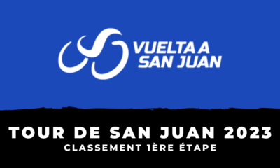 Tour de San Juan 2023 - Classement 1ère étape