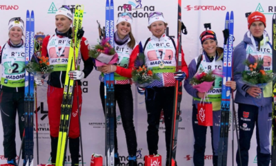 Biathlon Ch. d'Europe Juniors Léonie Jeannier et Jacques Jefferies raflent l'or sur le relais mixte simple