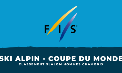 Classement Slalom Hommes Chamonix 2023