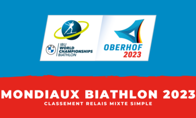 Mondiaux Biathlon 2023 - Classement Relais mixte simple