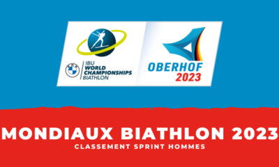 Mondiaux Biathlon 2023 - Classement Sprint hommes