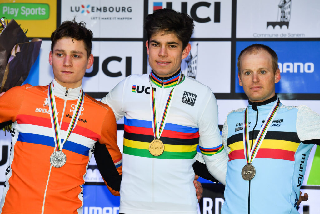 Mondiaux de cyclo-cross 2017 à Belvaux au Luxembourg - Van Aert devance van der Poel et Pauwels - Photo Icon Sport