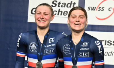 Piste Championnats d'Europe 2023 Clara Copponi et Victoire Berteau en argent sur l'Américaine (1)