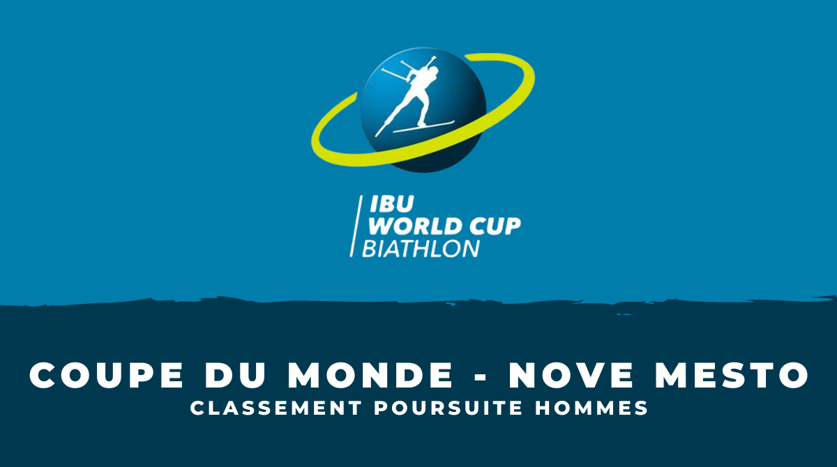 Biathlon Nove Mesto 2023 - Classement Poursuite hommes