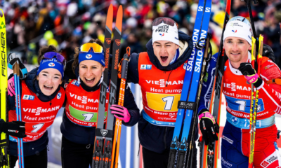 Biathlon Nove Mesto 2023 Les Bleus empochent le relais mixte (1)