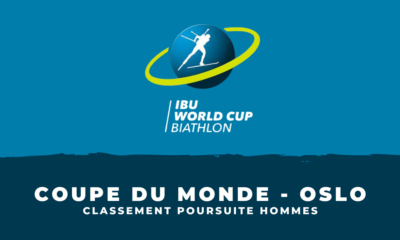 Biathlon Oslo 2023 - Classement Poursuite hommes