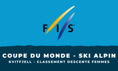 Classement Descente femmes Kvitfjell 2023