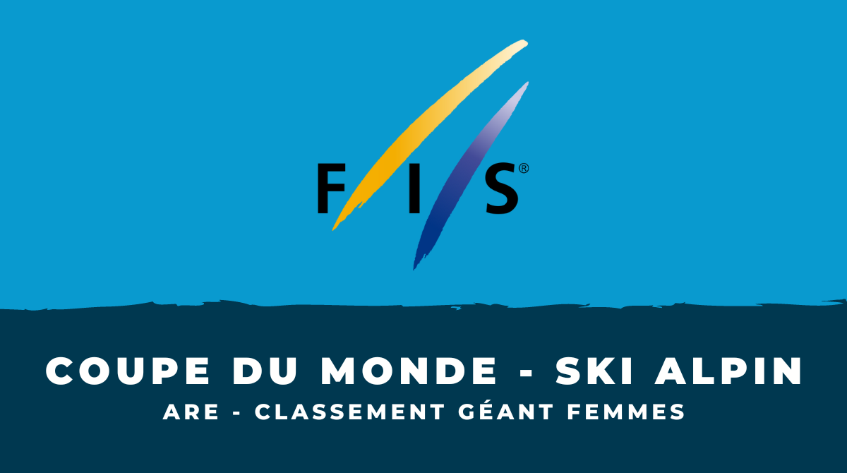 Classement Géant femmes Are 2023