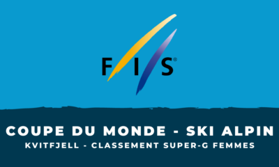 Classement Super-G femmes Kvitfjell 2023