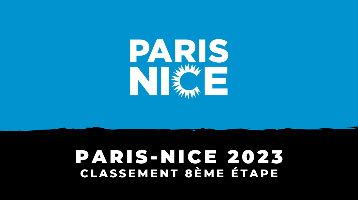 Paris-Nice 2023 - Classement 8ème étape