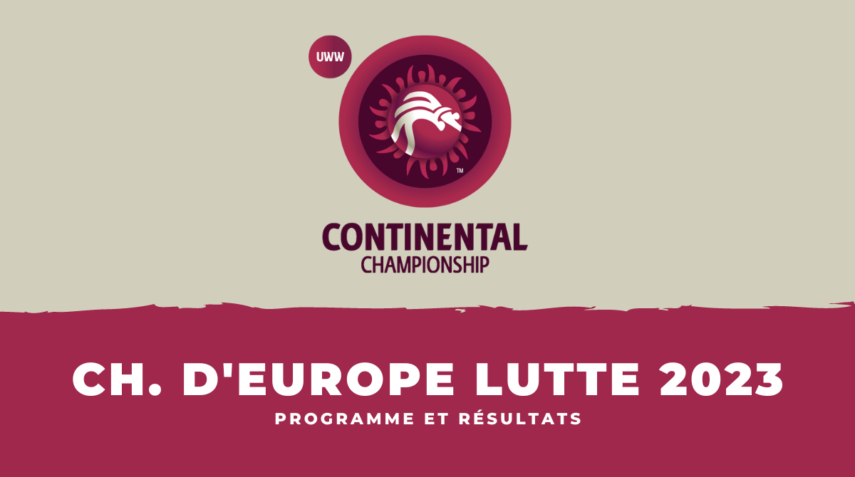 Championnats d'Europe de lutte Programme et résultats
