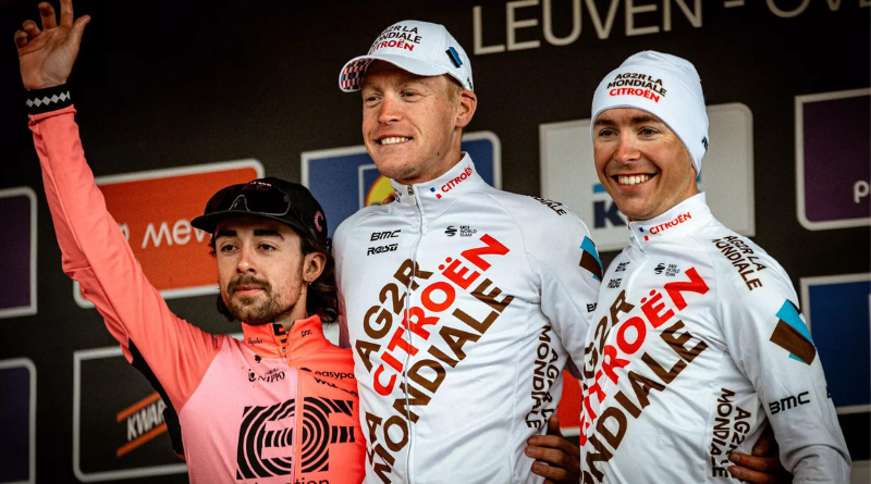 La Flèche Brabançonne 2023 Victoire de Dorian Godon, Benoît Cosnefroy 3ème