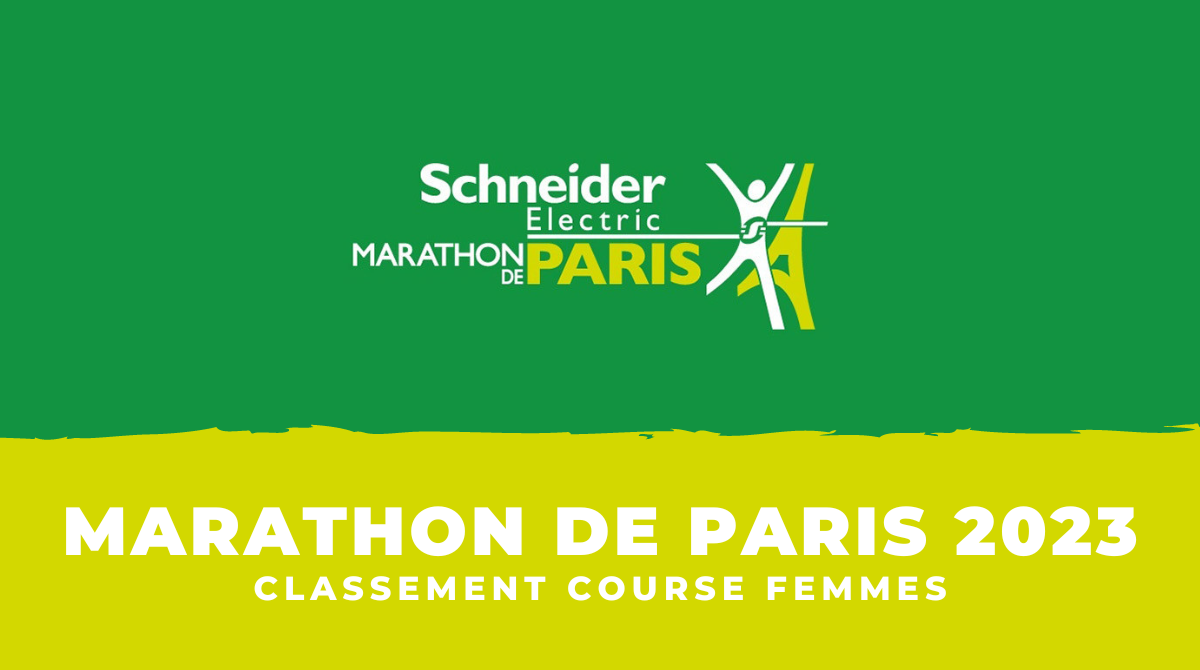 Marathon de Paris 2023 - Classement course femmes