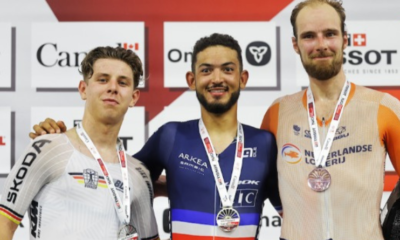 Piste Nations Cup Donavan Grondin en or sur l'Omnium lors de la manche canadienne