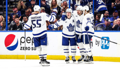 Playoffs NHL Toronto rompt le signe indien, Bellemare et le Lightning éliminés