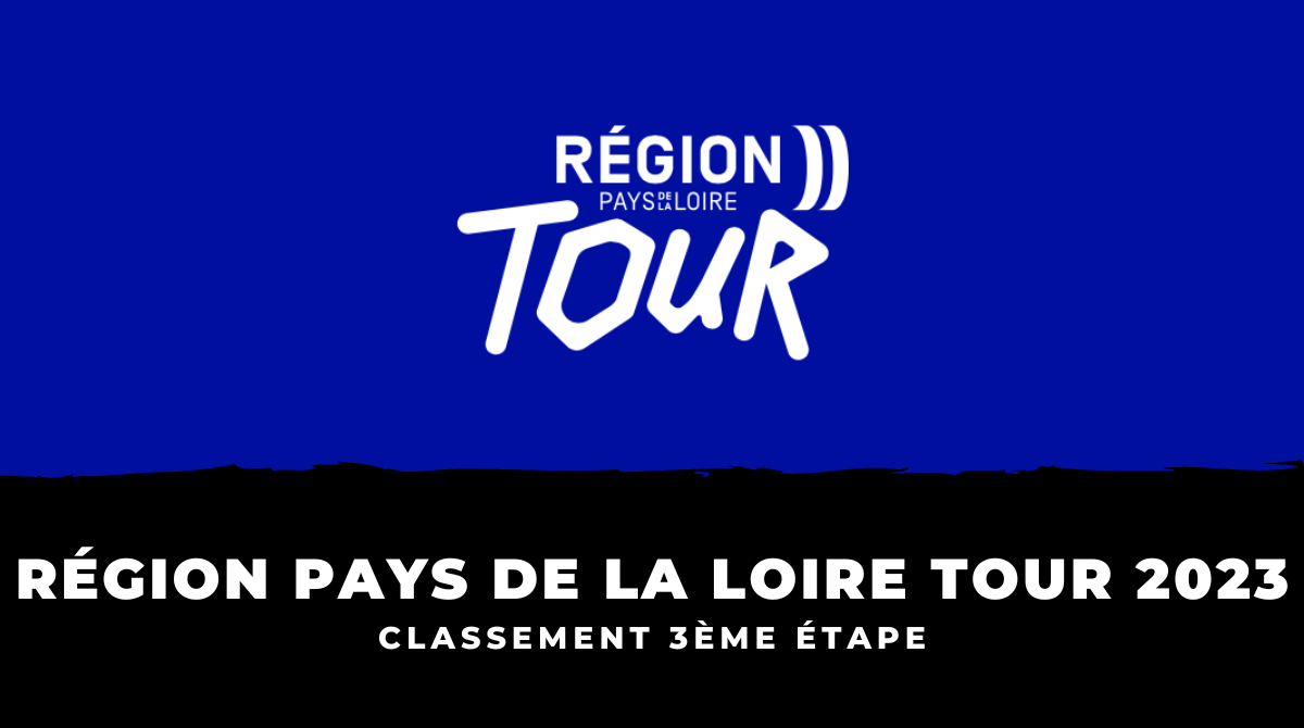 Région Pays de la Loire Tour 2023 - Classement 3ème étape