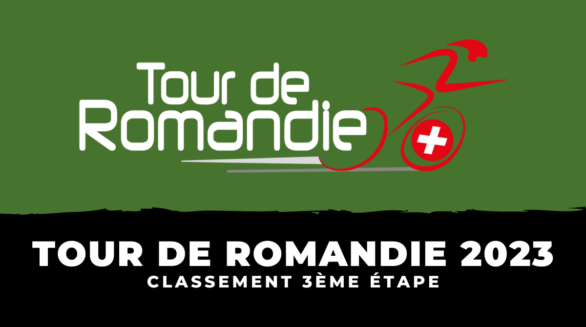 Tour de Romandie 2023 - Classement 3ème étape