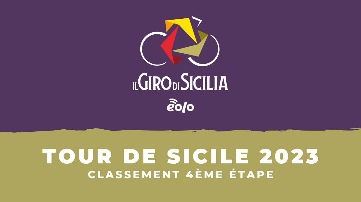 Tour de Sicile 2023 - Classement 4ème étape