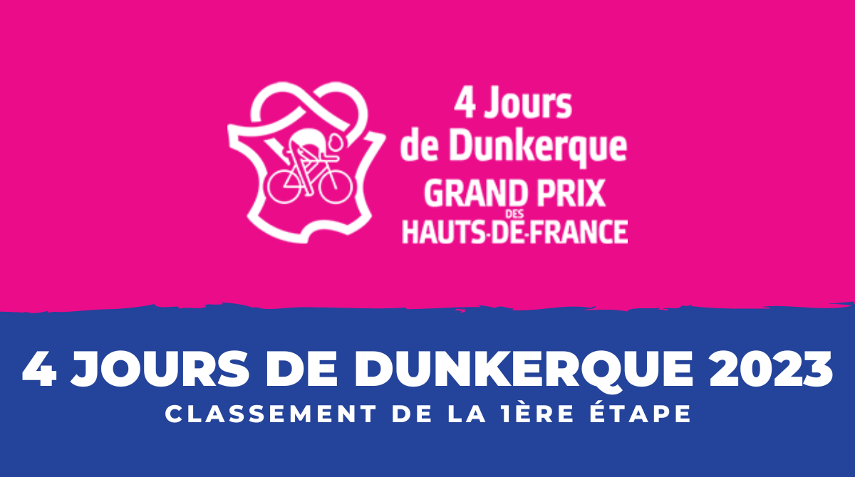 4 Jours de Dunkerque 2023 - Classement 1ère étape (1)