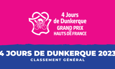 4 Jours de Dunkerque 2023 - Classement général