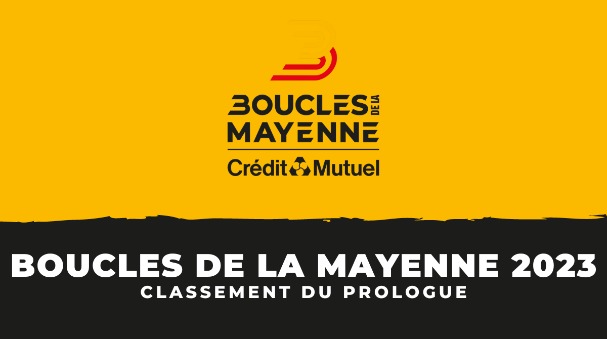 Boucles de la Mayenne 2023 - Classement du prologue