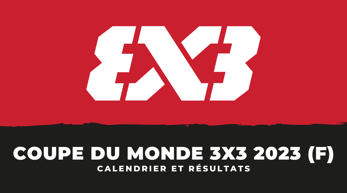 Calendrier et résultats Coupe du monde féminine de basket 3x3 2023