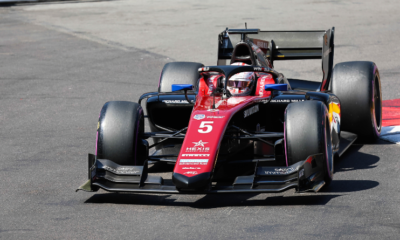 Formule 2 Monaco 2023 Théo Pourchaire deuxième derrière Frederik Vesti