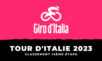 Tour d'Italie 2023 - Classement 14ème étape