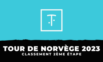Tour de Norvège 2023 - Classement 2ème étape