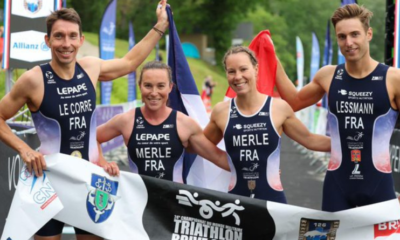 Triathlon La France conclut les Mondiaux militaires par l'or sur le relais mixte