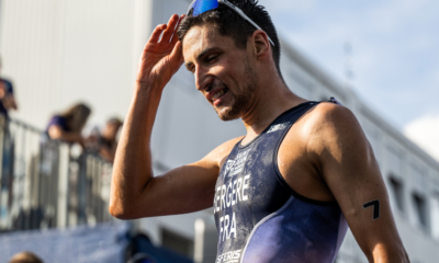 Triathlon WTCS Cagliari Léo Bergère 3ème, tir groupé des Français