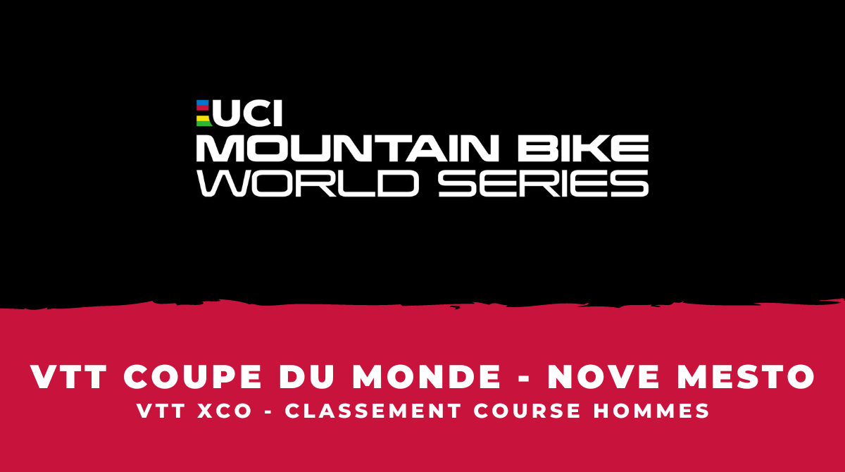 VTT XCO Nove Mesto 2023 - Classement Course hommes