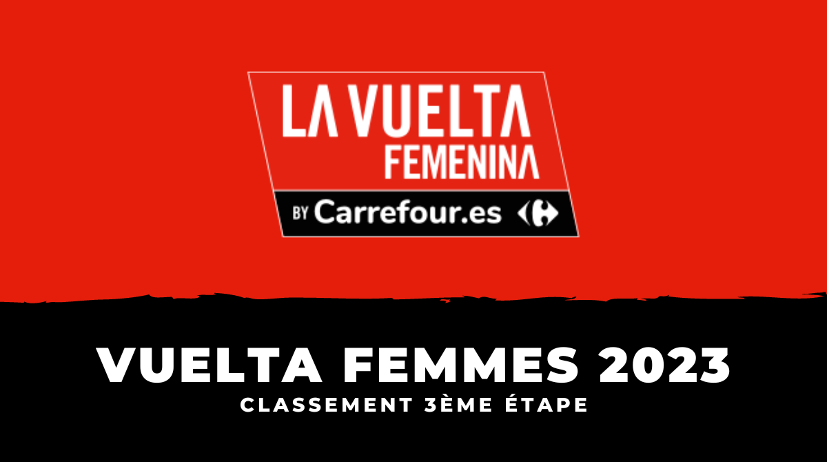 Vuelta Femmes 2023 - Classement 3ème étape