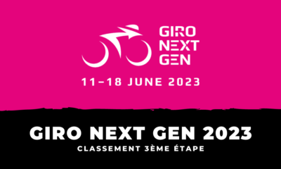 Giro Next Gen 2023 - Classement 3ème étape