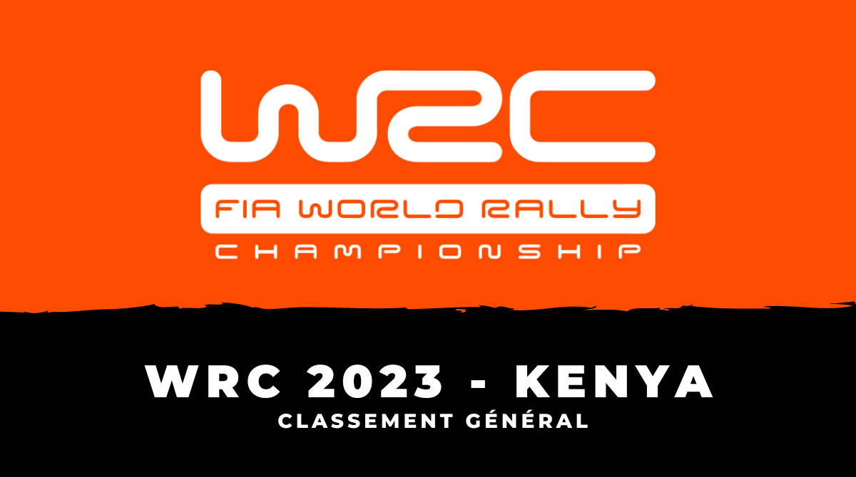 Rallye du Kenya 2023 - Classement général