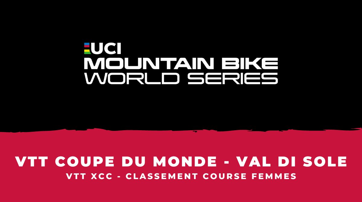 VTT XCC Val di Sole - Classement de la course femmes