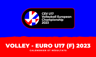 Calendrier et résultats Championnat d'Europe féminin de volley-ball U17 2023
