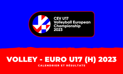Calendrier et résultats Championnat d'Europe masculin de volley-ball U17 2023