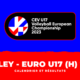 Calendrier et résultats Championnat d'Europe masculin de volley-ball U17 2023