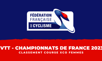 Classement Course VTT XCO femmes Championnats de France 2023
